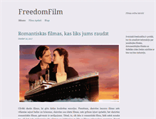 Tablet Screenshot of freedomfilm.lv